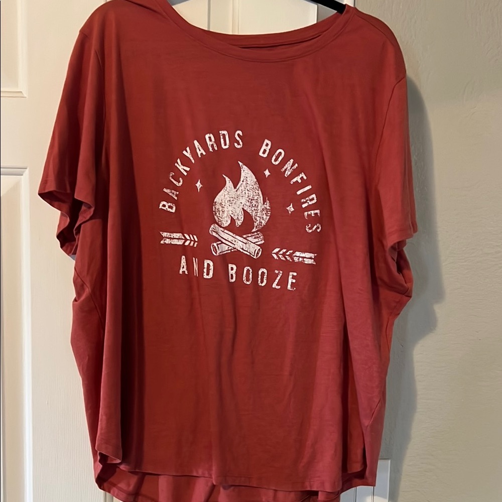 Graphic Tee - Backyards Bonfires and Booze